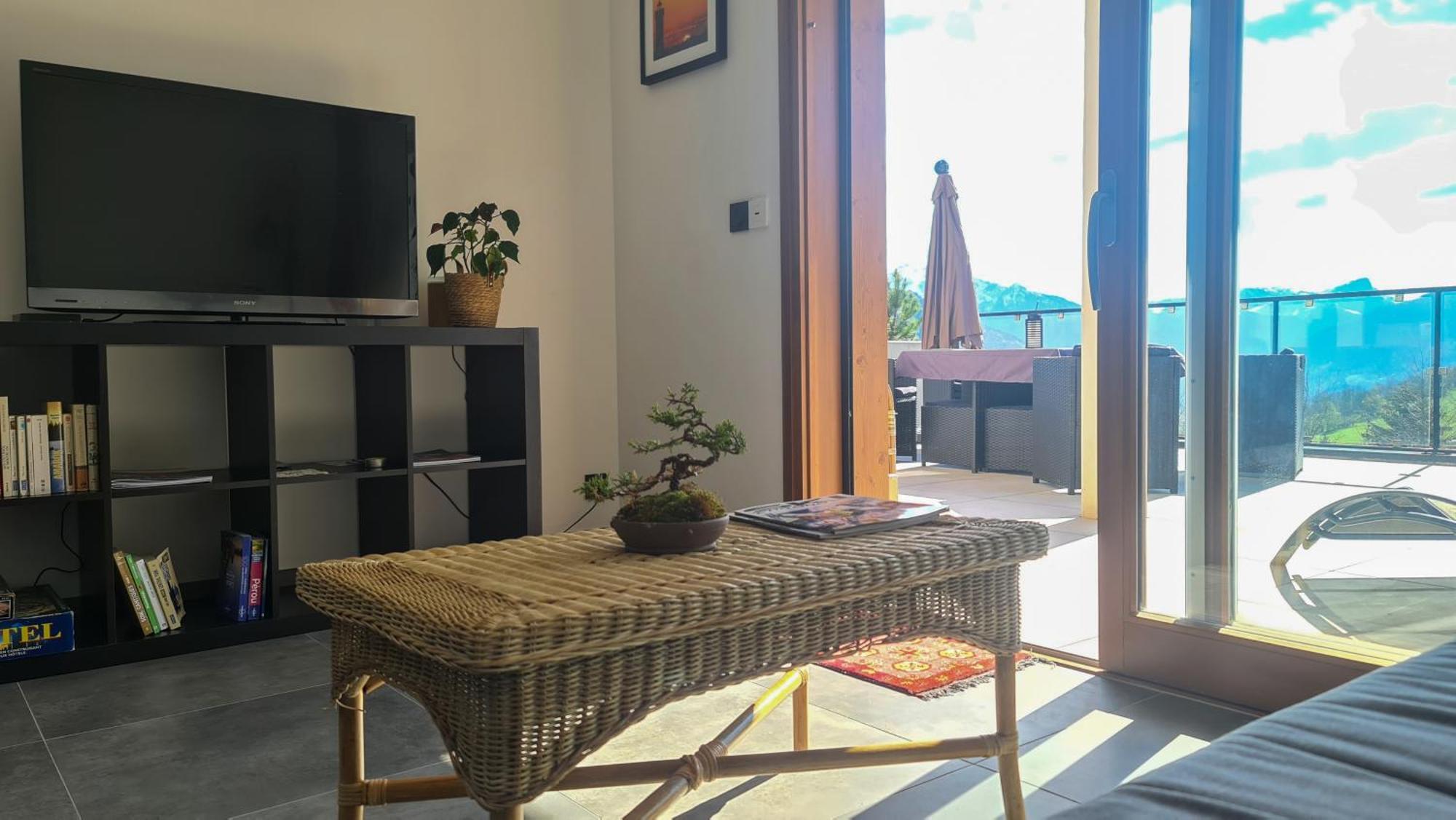 Le Berceau Des Aiguilles - Vue Montagne, Terrasse - Aravistour Apartment แซ็ง ฌอง เด ซิกท์ ภายนอก รูปภาพ